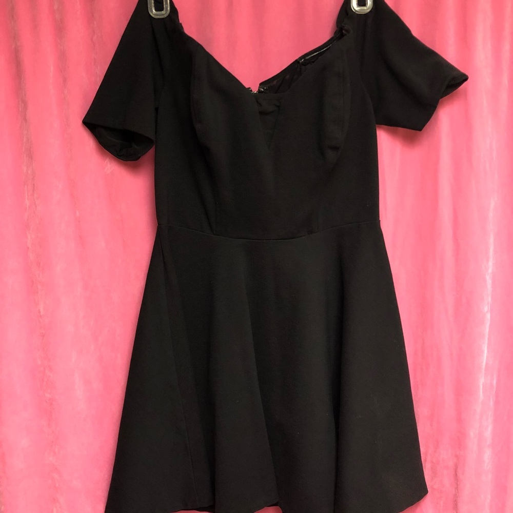 Short black dress
